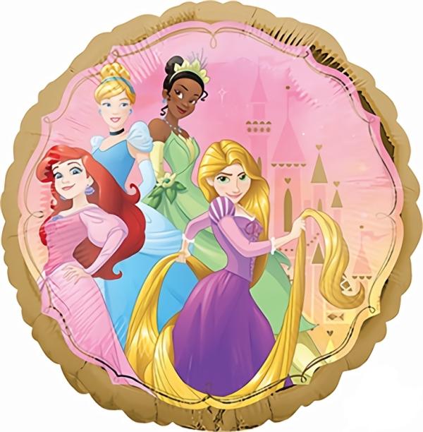 Character & Themed Foil Balloons | Princess Once Upon A Time Round Foil Balloon – 45Cm