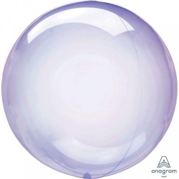 Crystal Clear & Coloured Bubble Balloons | Crystal Clearz Purple Balloon – 50Cm