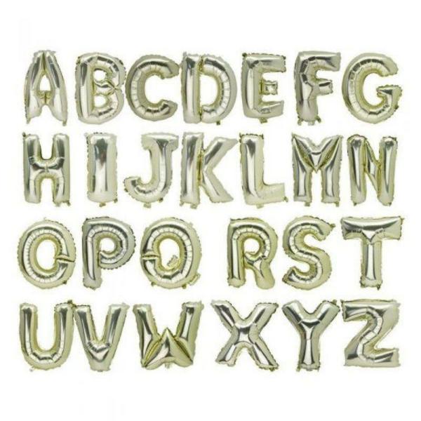 Letter Foil Balloons – 35cm | Light Gold Foil Balloon Letter X- 36Cm