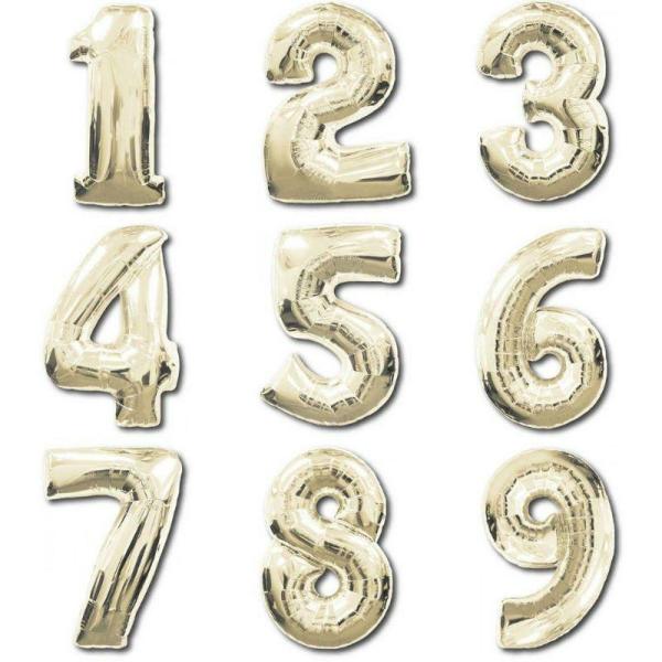 Letter Foil Balloons – 35cm | Light Gold Letter I Foil Balloon – 36Cm