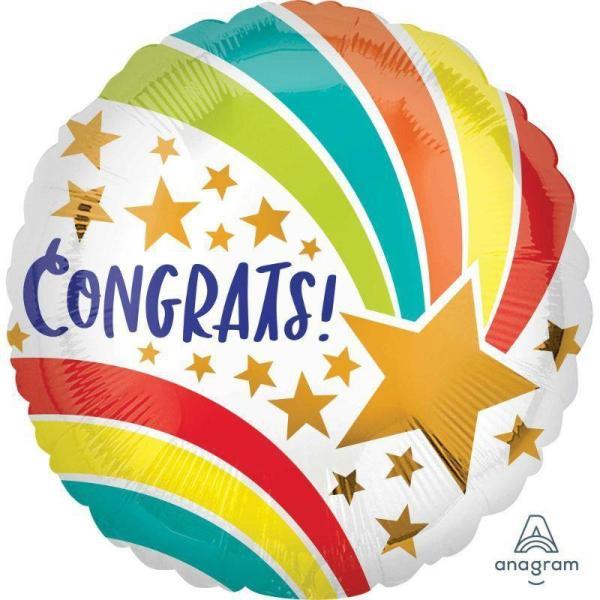 Message Foil Balloons | Congrats Shooting Star Foil Balloon – 45Cm