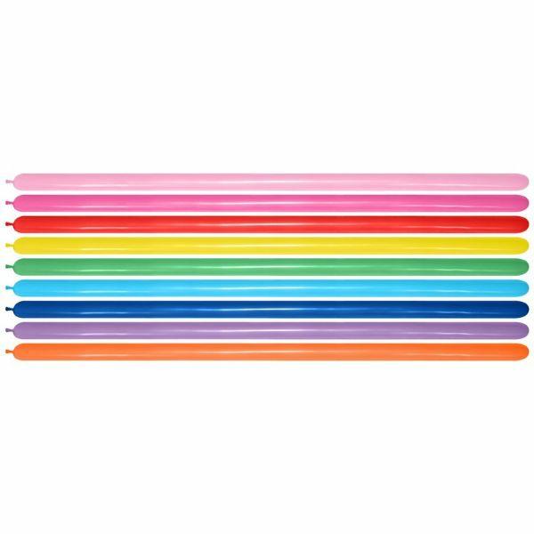 Modelling Balloons | 50 Pack 260T Fashion Assorted Modelling Latex Balloons – 5Cm X 150Cm