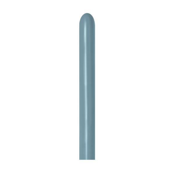 Modelling Balloons | 50 Pack Pastel Dusk Blue Modelling Latex Balloon