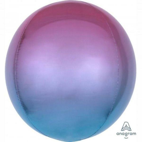 Orbz Foil Balloons | Orbz Ombre Pink & Blue Foil Balloon – 38Cm X 40Cm