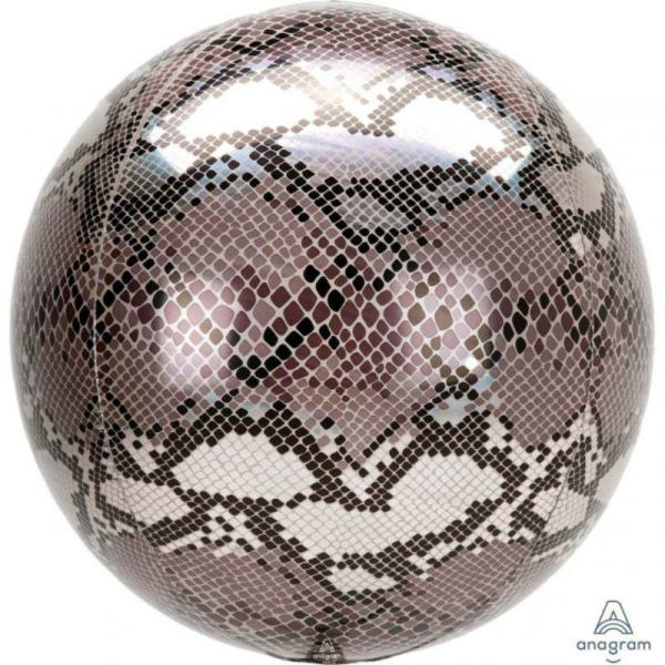 Orbz Foil Balloons | Orbz Snake Skin Print Foil Balloon – 40Cm