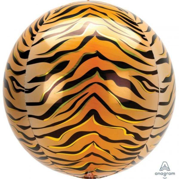 Orbz Foil Balloons | Orbz Tiger Print Foil Balloon – 40Cm