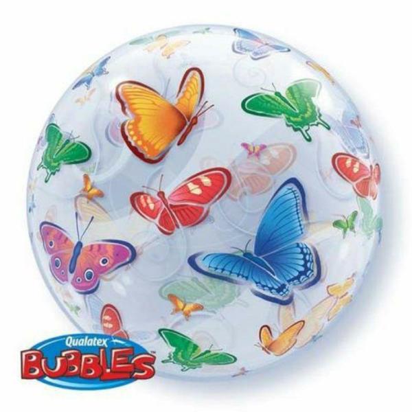 Printed Bubble Balloons | Butterflies Bubble Balloon – 55Cm