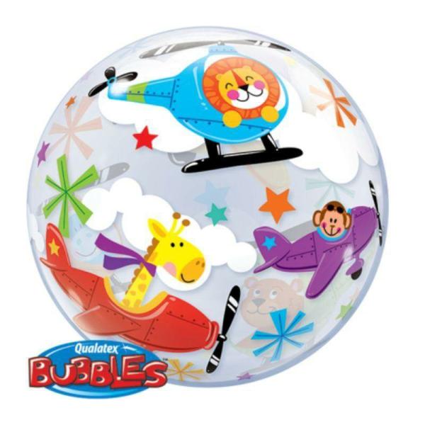 Printed Bubble Balloons | Flying Circus Bubble Balloon – 55Cm