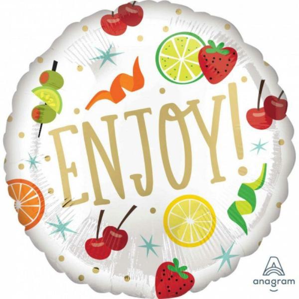 Printed Foil Balloons | Enjoy Fruits Foil Balloon – 45Cm