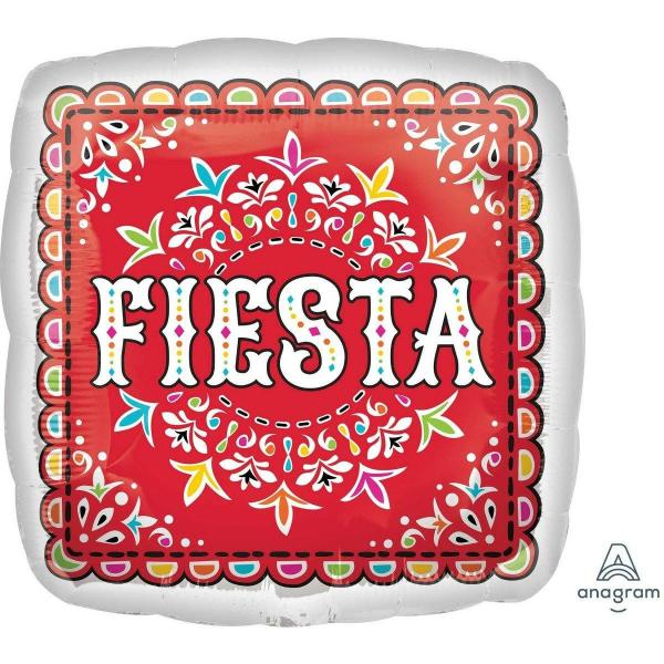 Printed Foil Balloons | Fiesta Square Foil Balloon – 45Cm