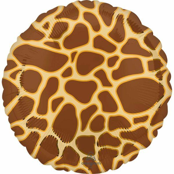 Printed Foil Balloons | Giraffe Print Animalz Foil Balloon – 45Cm