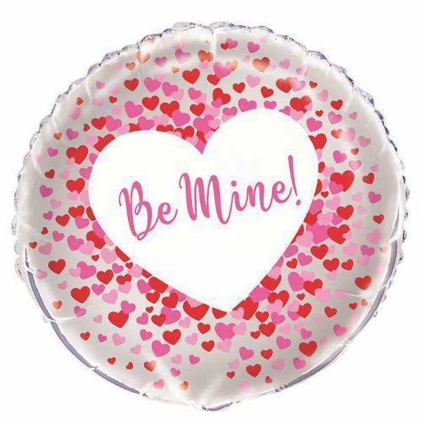 Special Occasion Foil Balloons | Be Mine Hearts Foil Balloon – 46Cm