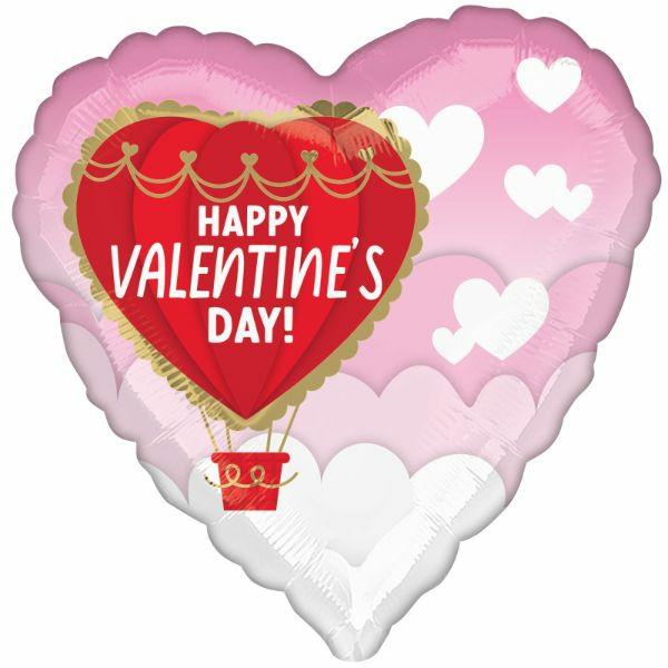 Special Occasion Foil Balloons | Happy Valentines Day Hot Air Balloon Foil Balloon – 45Cm