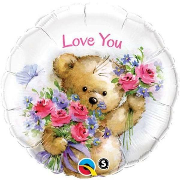 Special Occasion Foil Balloons | Love You Teddy Bear