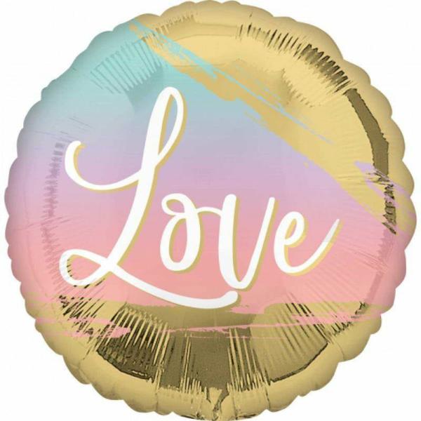 Special Occasion Foil Balloons | Sunset Love Round Foil Balloon – 45Cm