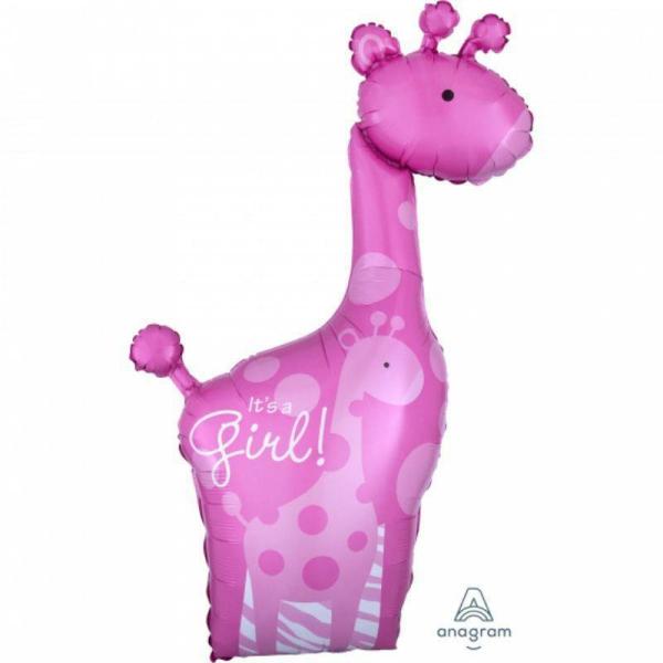 Special Occasion Foil Balloons | Xl Safari Giraffe Foil Balloon – 64Cm X 107Cm