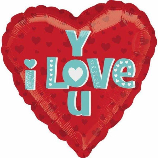 Special Occasion Foil Balloons | Y I Love You Type Foil Balloon – 45Cm