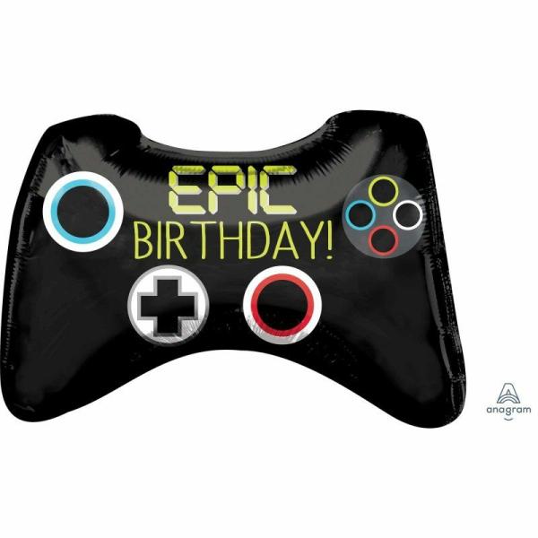 Supershapes | Epic Party Game Controller Foil Balloon – 71Cm X 45Cm