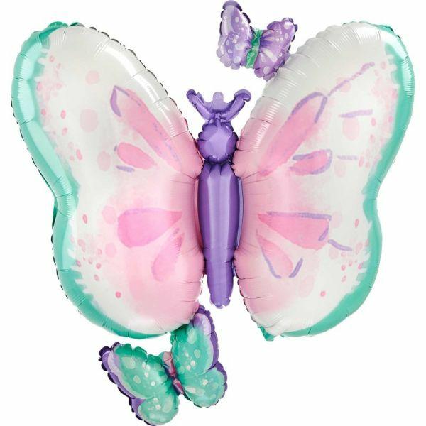 Supershapes | Flutters Butterfly Foil Balloon – 73Cm X 71Cm