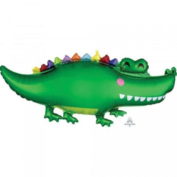 Supershapes | Happy Gator Foil Balloon – 106Cm X 48Cm