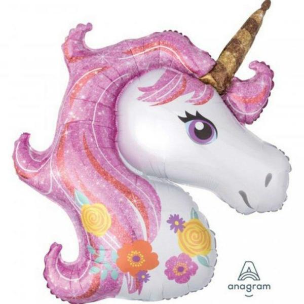 Supershapes | Magical Unicorn Foil Balloon – 83Cm X 73Cm