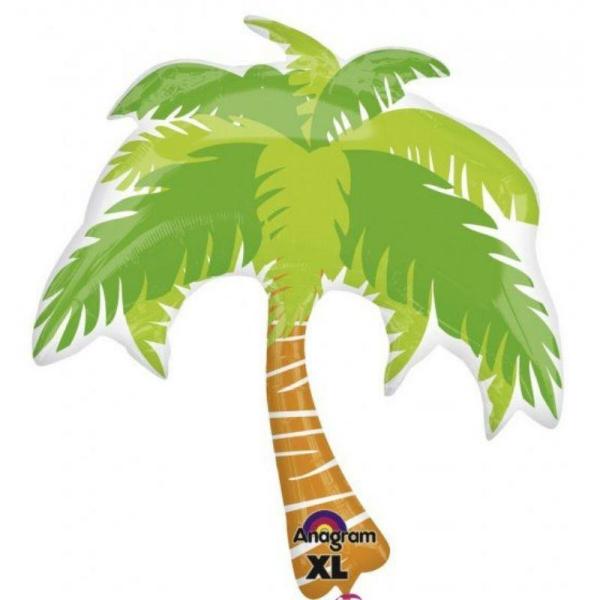 Supershapes | Summer Scene Palm Tree Foil Balloon – 74Cm X 83Cm