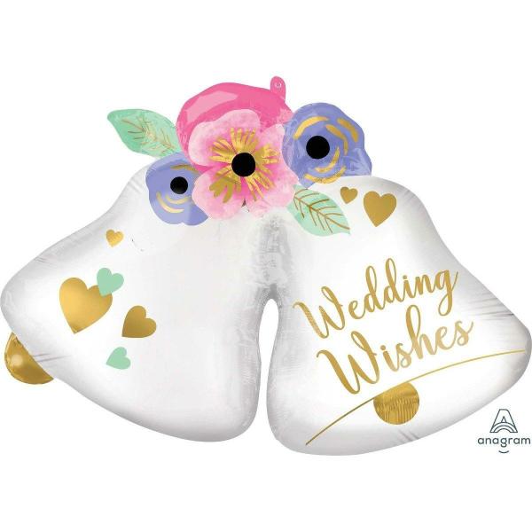 Supershapes | Wedding Bells Foil Balloon – 83Cm X 60Cm