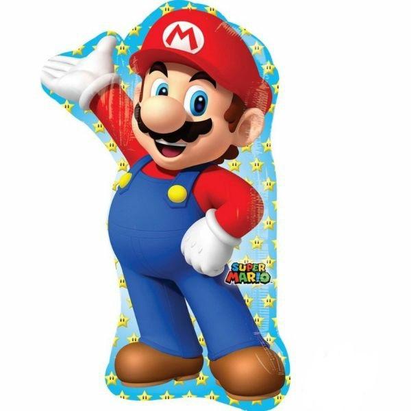 Supershapes | Xl Super Mario Brothers Foil Balloon – 55Cm X 83Cm