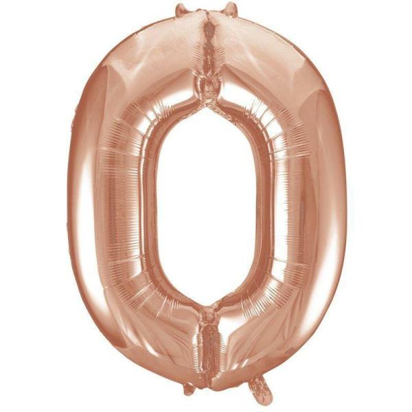 Letter Foil Balloons – 35cm | Rose Gold Foil Balloon Letter Q – 36Cm