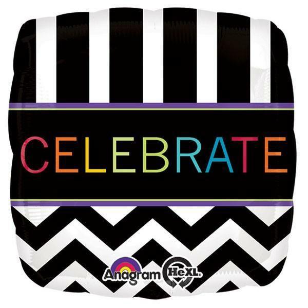 Birthday & Milestone Foil Balloons | Celebrate Birthday Square Foil Balloon – 45Cm