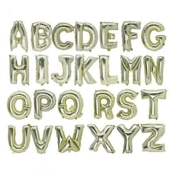 Letter Foil Balloons – 35cm | Light Gold Foil Balloon Letter A – 36Cm