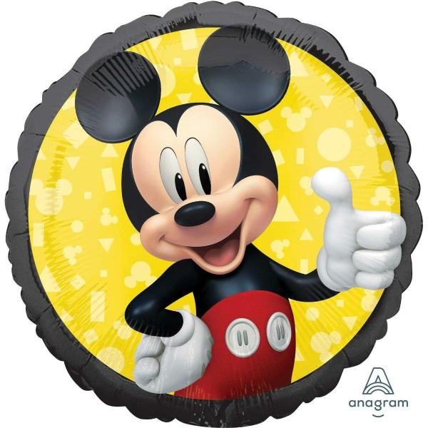 Character & Themed Foil Balloons | Mickey Forever Round Foil Balloon – 45Cm